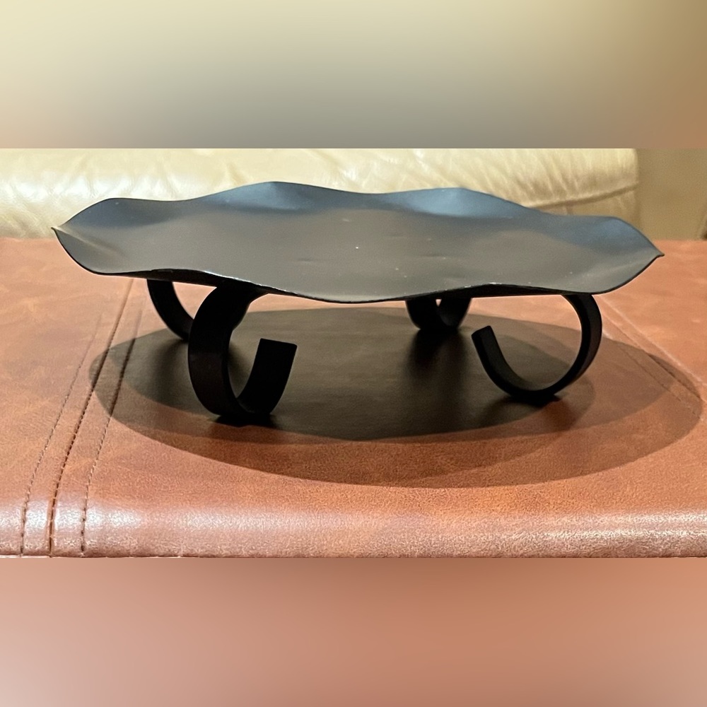 Black Candle Stand for Pillar Candles